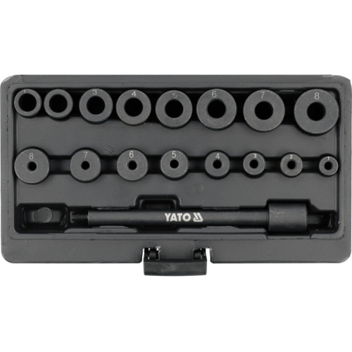Набор для центровки диска сцепления YATO YT-06310, 17 эл