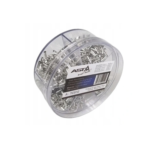 Набор металлических наконечников на провода,1900шт. ASTA A-TC512