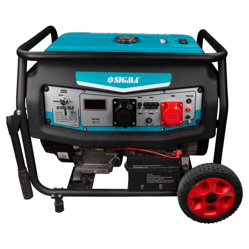 Генератор бензиновий 230-380В 7.5/8.0кВт 4-х тактний електрозапуск SIGMA (5710501)