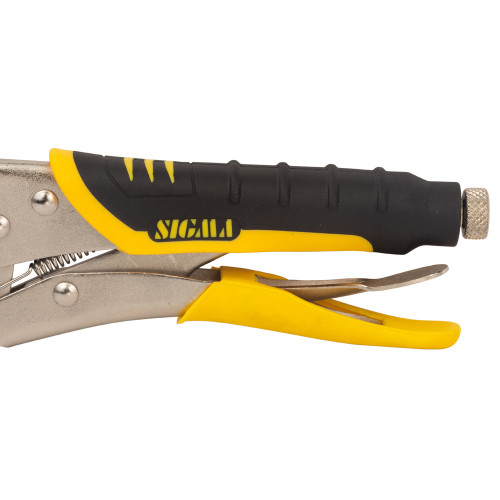 Клещи зажимные универсальные полукруглые 250 мм CrV SIGMA 4340271