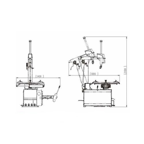 Шиномонтажный станок 220V 10-26" ShiningBerg T626