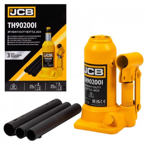 Домкрат бутылочный 2т 172-372мм JCB Tools JCB-TH902001