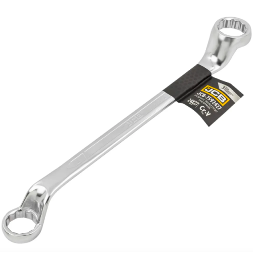 Накидной ключ отогнутый на 75 градусов 24х27 мм JCB Tools JCB-7592427