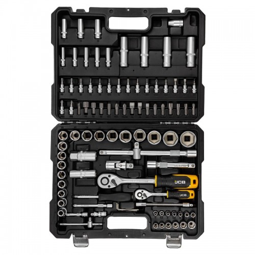 Набір інструментів JCB Tools 94 шт, (6 гранний) 1/4", 1/2" JCB-4941-5