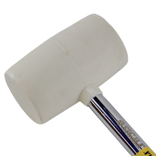 Киянка резиновая белая 450 г металлическая обрезиненная рукоятка SIGMA (4317421)