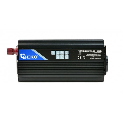 Инвертор – преобразователь напряжения 12V/230V (800/1600W) GEKO G17006