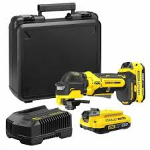 Аккумуляторный бесщеточный инструмент (реноватор) FATMAX 20V, ход 3.2 мм, 0-19000 об/мин, 2×2.0 А·ч + кейс SFMCE510D2K-QW