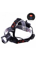 Фонарь налобный XQ-219-HP50, ЗУ micro USB, 3x18650, power bank, signal light, индикация заряда
