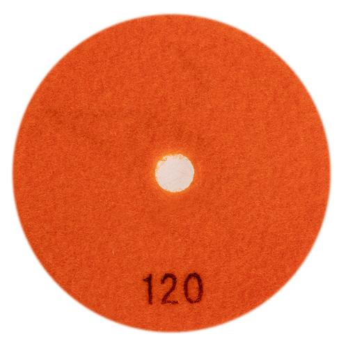 Alloid. Круг алмазный шлифовальный на липучке 125 мм, зерно 120 (DD-125120)