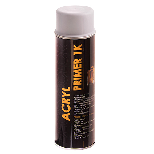 Deco Color Фарба аероз. 500ml акрилова /грунт сiрий (66192/720538)