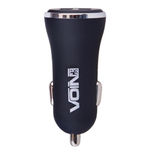 Автомобильное зарядное устройство VOIN, 2USB QC3.0 36W 12/24V (3.6-6.5V*3A,6.5-9V*2A,9V-12V*1.5A) (C-36144Q)