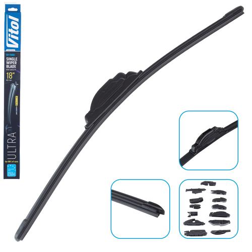 Щетка стеклоочистителя бескаркасная VITOL ULTRA 18