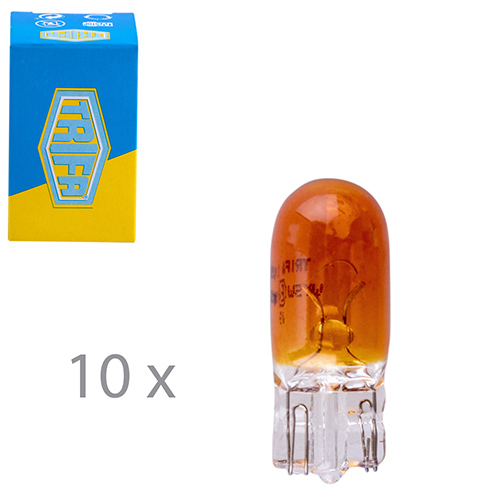 Лампа автомобильная с клиновидним цоколем Trifa 12V  WY5W W 2,1x9,5d amber (81732)