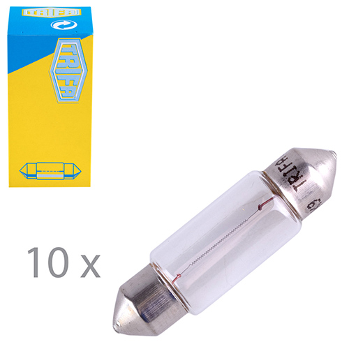 Лампа автомобильная  Festoon лампа Trifa 24V 10W SV 8,5-8 11x36 (01215)