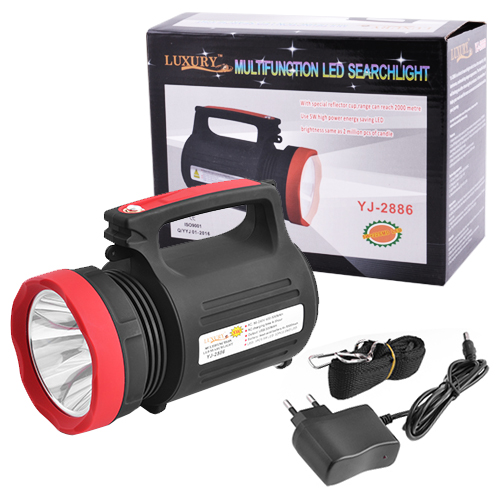 Ліхтар переносний Luxury 2886, 5W+22SMD, ЗУ 220V, вбудований акумулятор, power bank (2886-5W+22SMD)