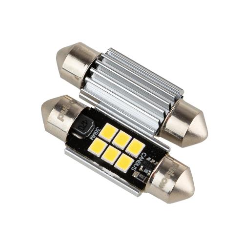 Лампа PULSO/софитная/LED C5W /36мм/CANBUS/9SMD-2835/12v/2,9W/315lm White (LP-36C5W)