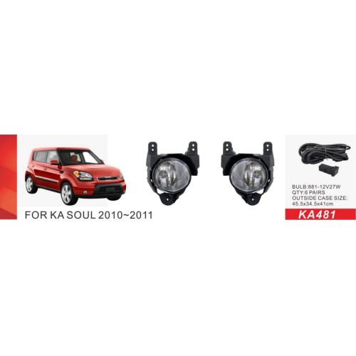 Фары доп.модель KIA Soul/2010-11/KA-481/881-12V27W (KA-481)