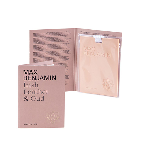Освіжувач повітря MAХ Benjamin Scented Card Irish Leather&Oud (717776)