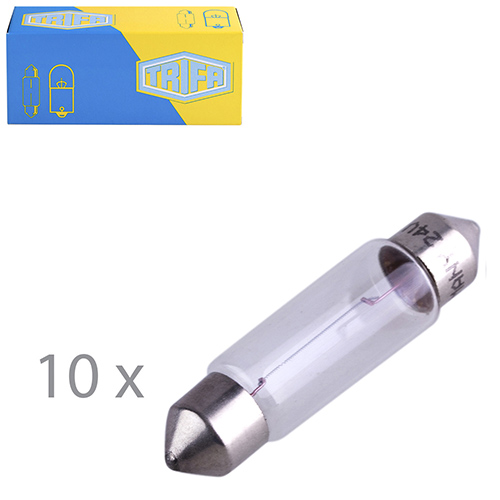 Лампа автомобильная  Festoon лампа Trifa 6V 10W SV 8,5-8 11x41 (00220)