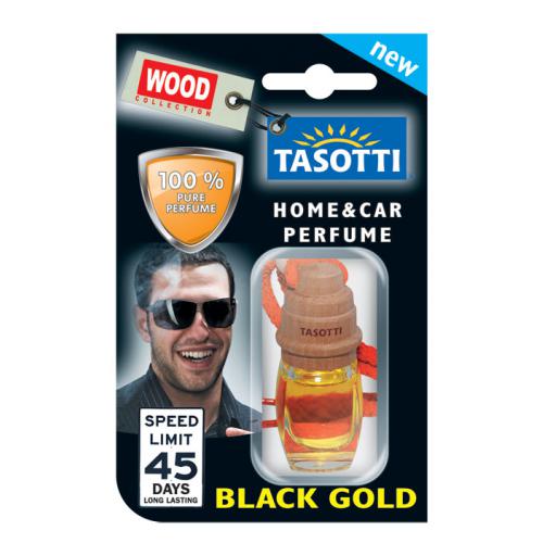 Ароматизатор пробковий на дзеркало Tasotti/серія "Wood" Black Gold 7мл (110466)