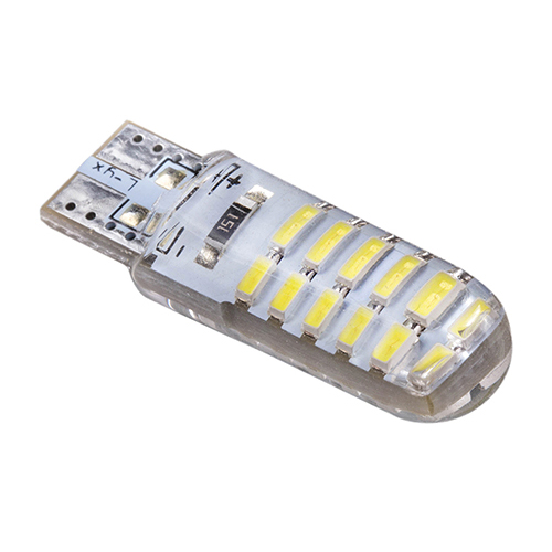 Лампа PULSO/габаритная/LED T10/W2.1x9.5d/W5W/24SMD-3014 static/24v/0.5w/320lm White (LP-243261)