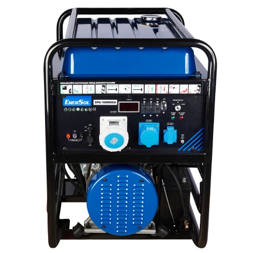 Генератор бензиновый 15.0 кВт; EnerSol EPG-16000SEA