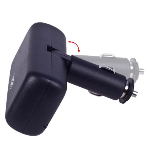 Разветвитель прикуривателя VOIN 2 выхода + 2USB 2400mA 12/24V SC-2004 изм. угол (SC-2004)