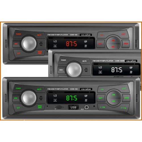Бездисковый MP3/SD/USB/FM проигрыватель Celsior CSW-180R Bluetooth (Celsior CSW-180R)