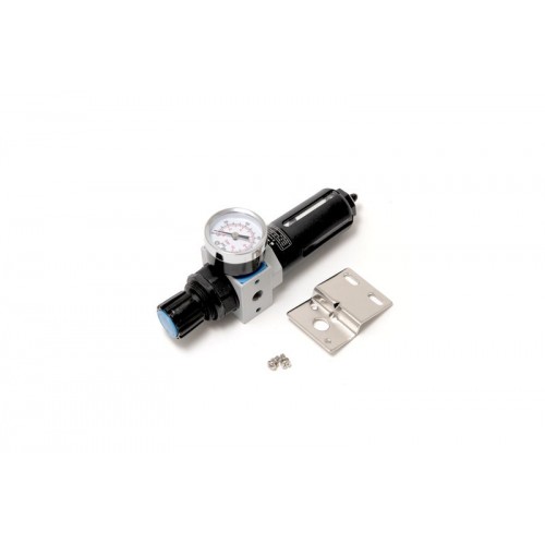 Фильтр-регулятор с манометром 1/4"(до 10bar, 200 л/мин) RKFC RF-EW2000-02