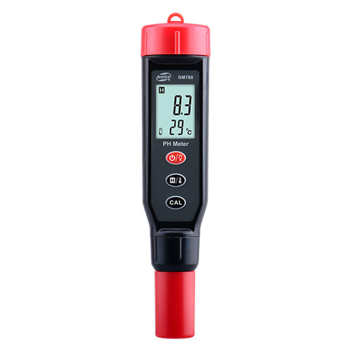 Измеритель кислотности и температуры (pH-метр), 0-14 pH (+/-0,1%) BENETECH GM760