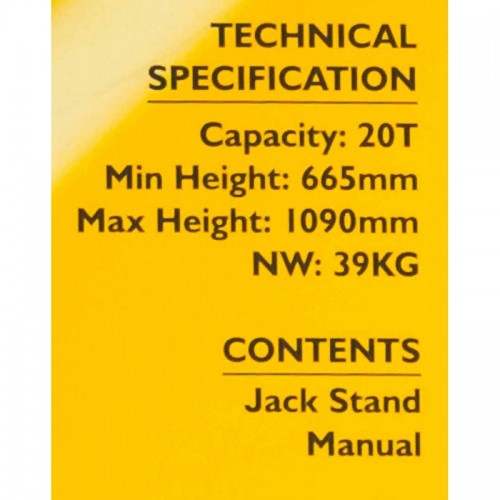 Подставка ремонтная 20т JCB Tools JCB-TZ200012