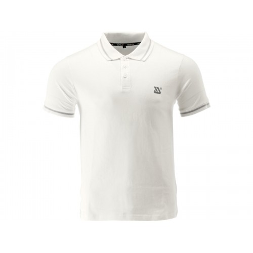 Футболка тип ПОЛО белая YATO, разм. 2XL/ выс- 78 см х шир- 61 см, 100%- хлопок [40]