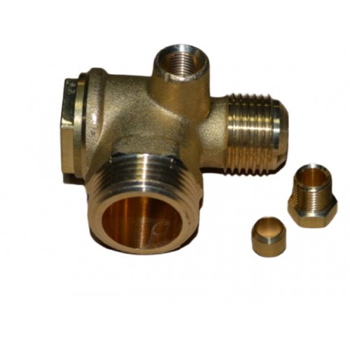 Обратный клапан резьба наружная 3/4''M1/2'' 9048003
