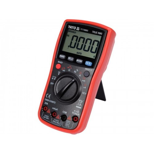 Мультиметр TRUE RMS YATO с LCD-цифровым диапазоном 19999 YT-730893