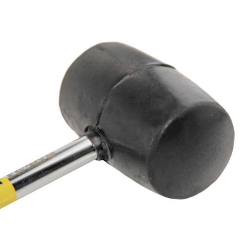 Киянка резиновая черная 680 г металлическая обрезиненная рукоятка SIGMA (4317491)