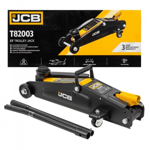 Домкрат подкатной гидравлический 2т 130-375мм JCB Tools JCB-T82003