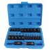 Набір головок TORX + біти в головці TORX/E-TORX (1/4, 3/8, 1/2) 25 од. SATRA S-H2548T