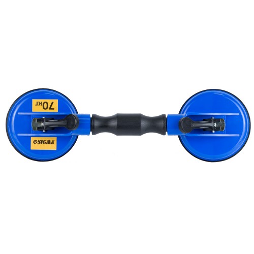 Стеклодомкрат двойной на шарнирах 70кг SIGMA (8222241)