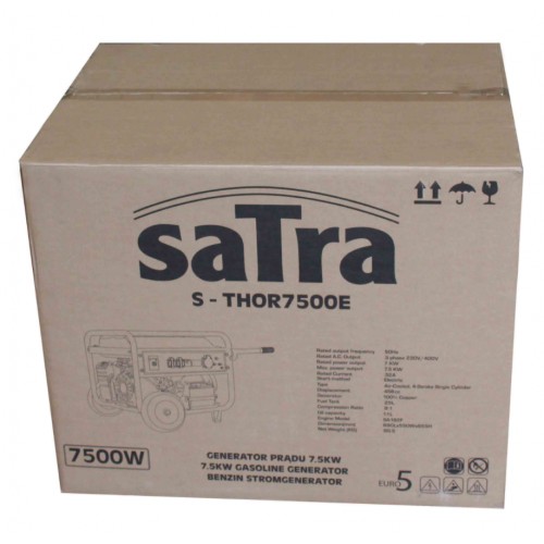 Генератор бензиновый 7.5 кВт SATRA S-THOR7500E