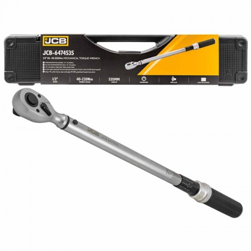 Динамометрический ключ 1/2" 40-220 Нм JCB-6474535