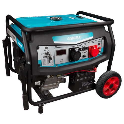 Генератор бензиновий 230-380В 7.5/8.0кВт 4-х тактний електрозапуск SIGMA (5710501)