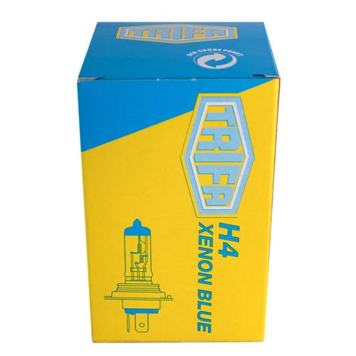 Лампа автомобільна Галогенна лампа для фари Trifa H4 12V 60/55W blue (61664)