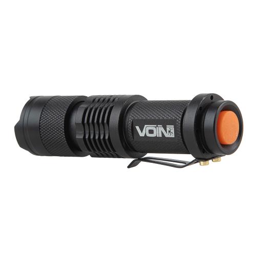 Фонарик ручной VOIN VL-3028, LED XPE, 100Lm, зум, алюминий, 1хАА (не в комплекте) (VL-3028)