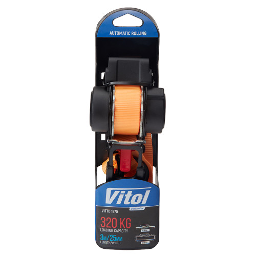 Стяжка вантажу VITTD 1970 25 мм x 3 м VITOL
