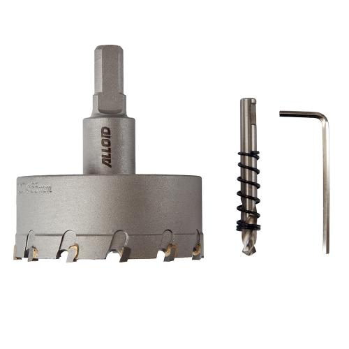 Сверло корончатое твердосплавное по металлу Alloid Base 65мм