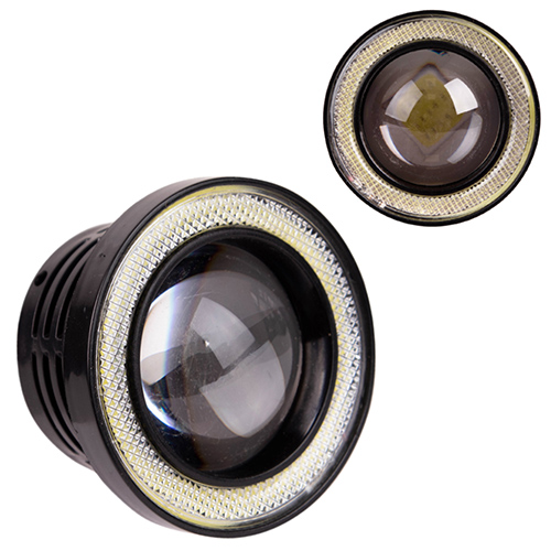 Линзы LED Angel Eves 12V-55W D-76мм white+yellow 60223 (AG-2510 W+Y)