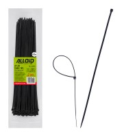 Хомут пластиковый Alloid 2,5×250 мм, черный, 100 шт. PC-25250 B