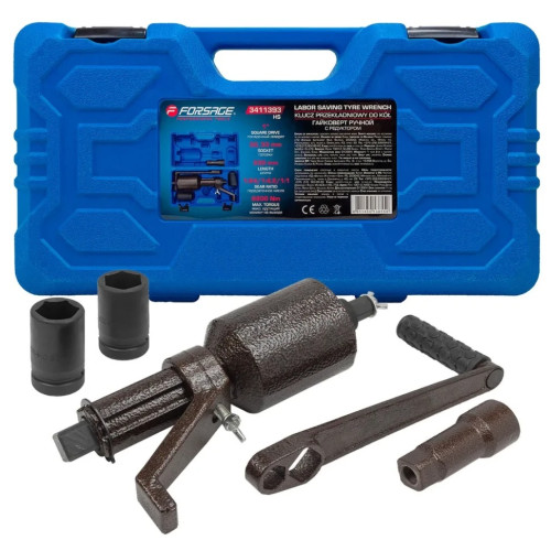 Гайковерт ручной с редуктором 6800 Нм, 1:1 / 1:4.2 / 1:64 F-3411393 HS