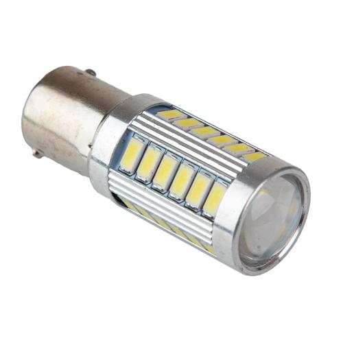 Лампа PULSO/габаритная/LED 1156/S25/BA15s/P21W/33SMD-5730/24v/3w/285lm White (LP-242856)