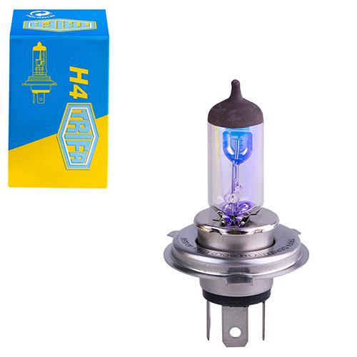 Лампа автомобильная  Галогенная лампа для фары Trifa H4 12V 100/80 W gold (91671)